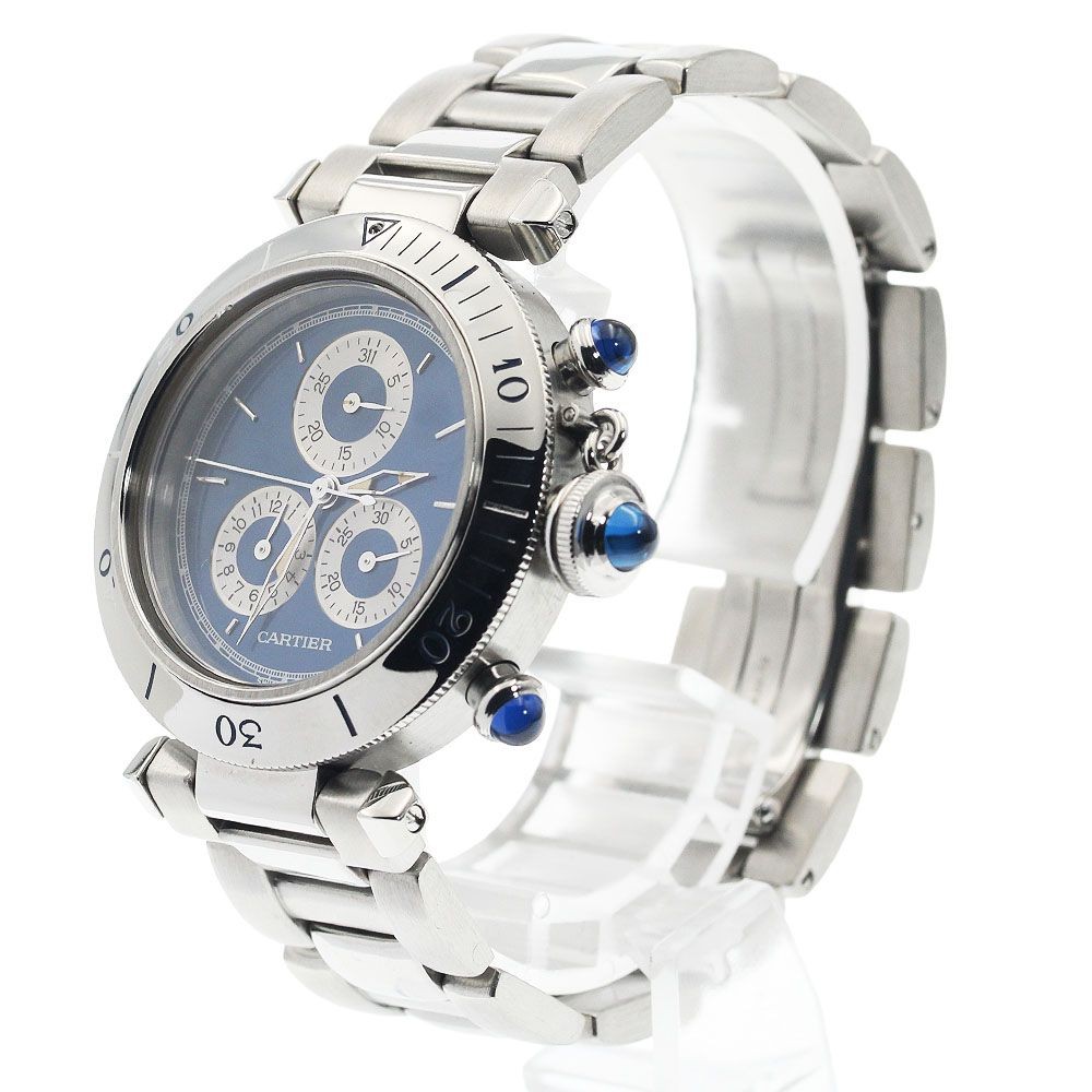 CARTIER Watch W3100855 Pasha 35 Chronoreflex Perpetual Calendar Quartz Boys’
