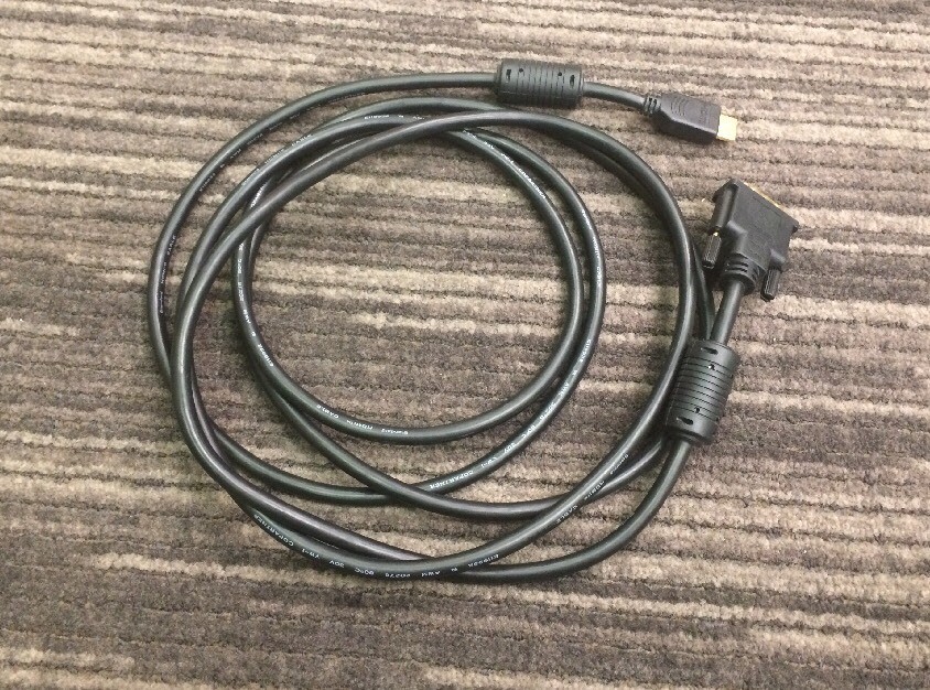 10FT HDMI TO DVI-D GOLD PLATED CABLE
