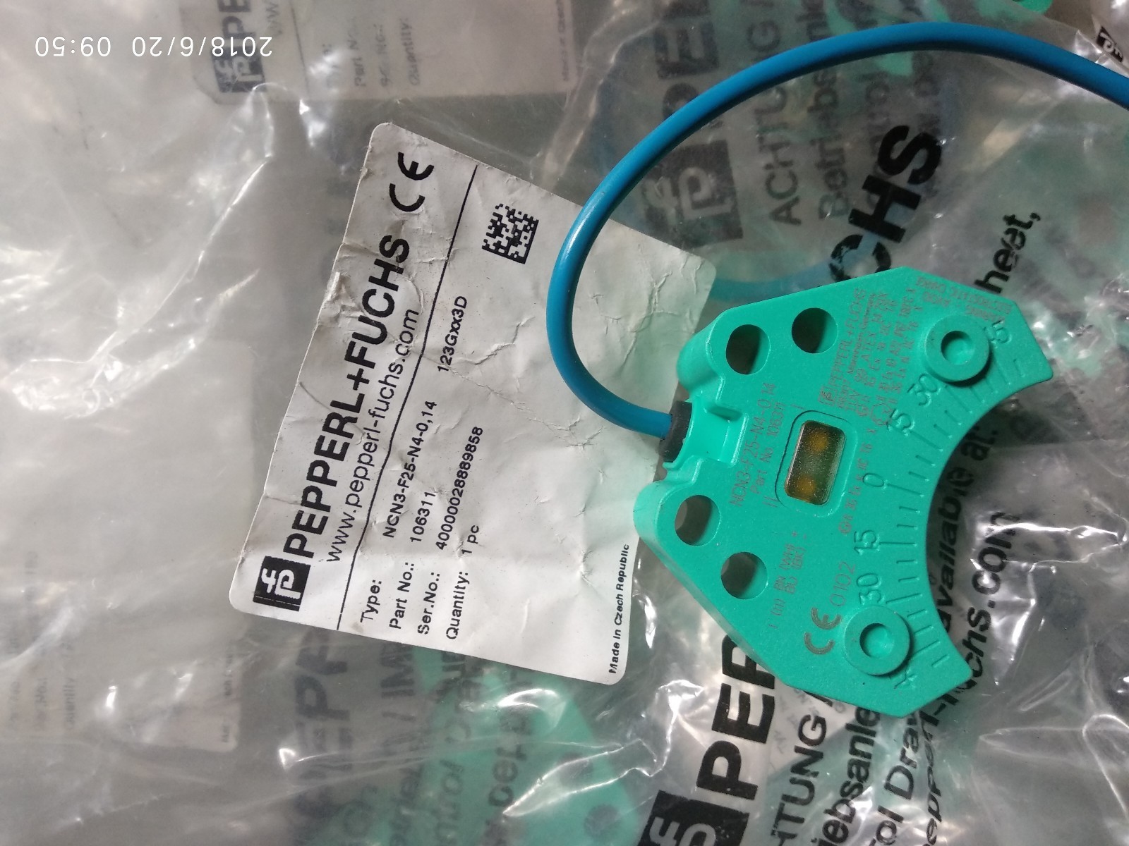 Pepperl-Fuchs NCN3-F25-N4-0.14 IN NEW BOX ALL NEW 106311 Proximity sensor