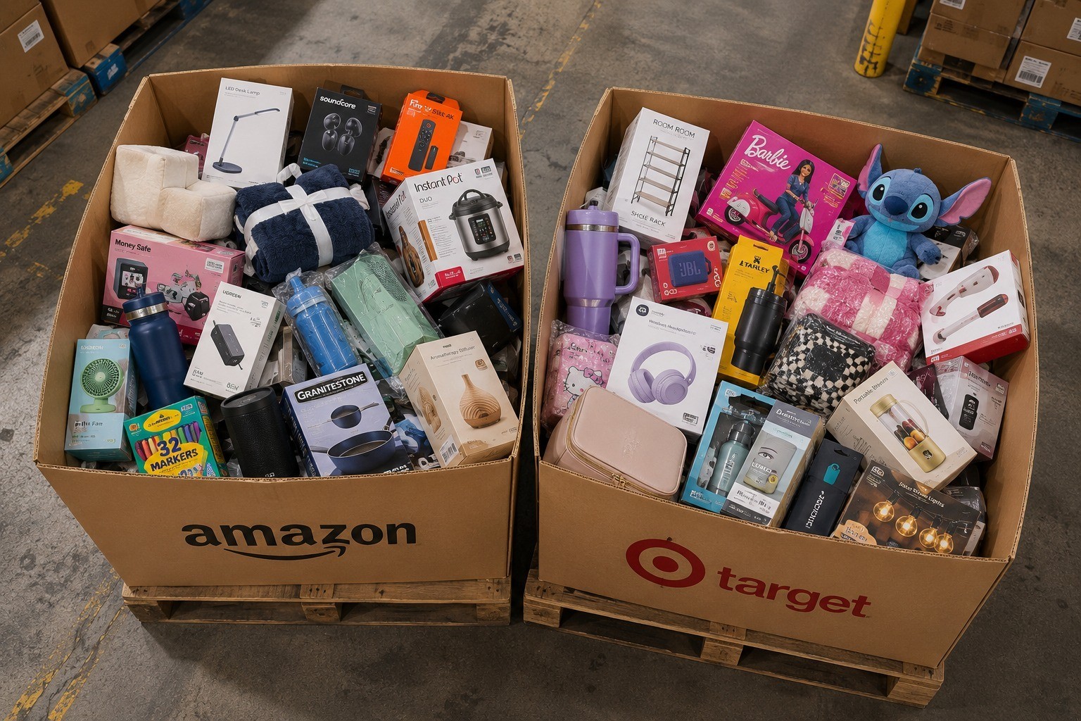 Amazon Inventory Clearance Merchandise Box – Retail Goods