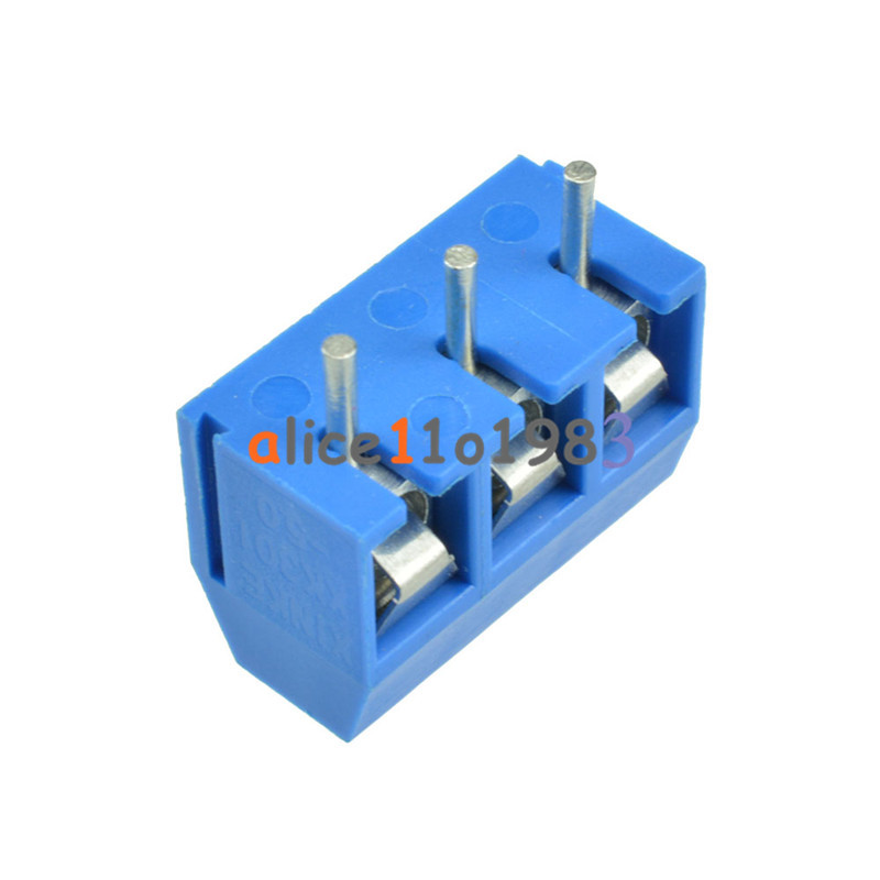 30PCS KF301-3P 5.08mm 3 Pin Connect Terminal Screw Terminal Connector