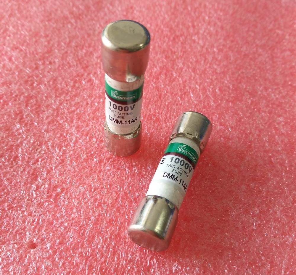 10PCS ORIGINAL Cooper Bussmann DMM-11AR DMM11AR 1000V Fast Acting Fuse 10x38mm