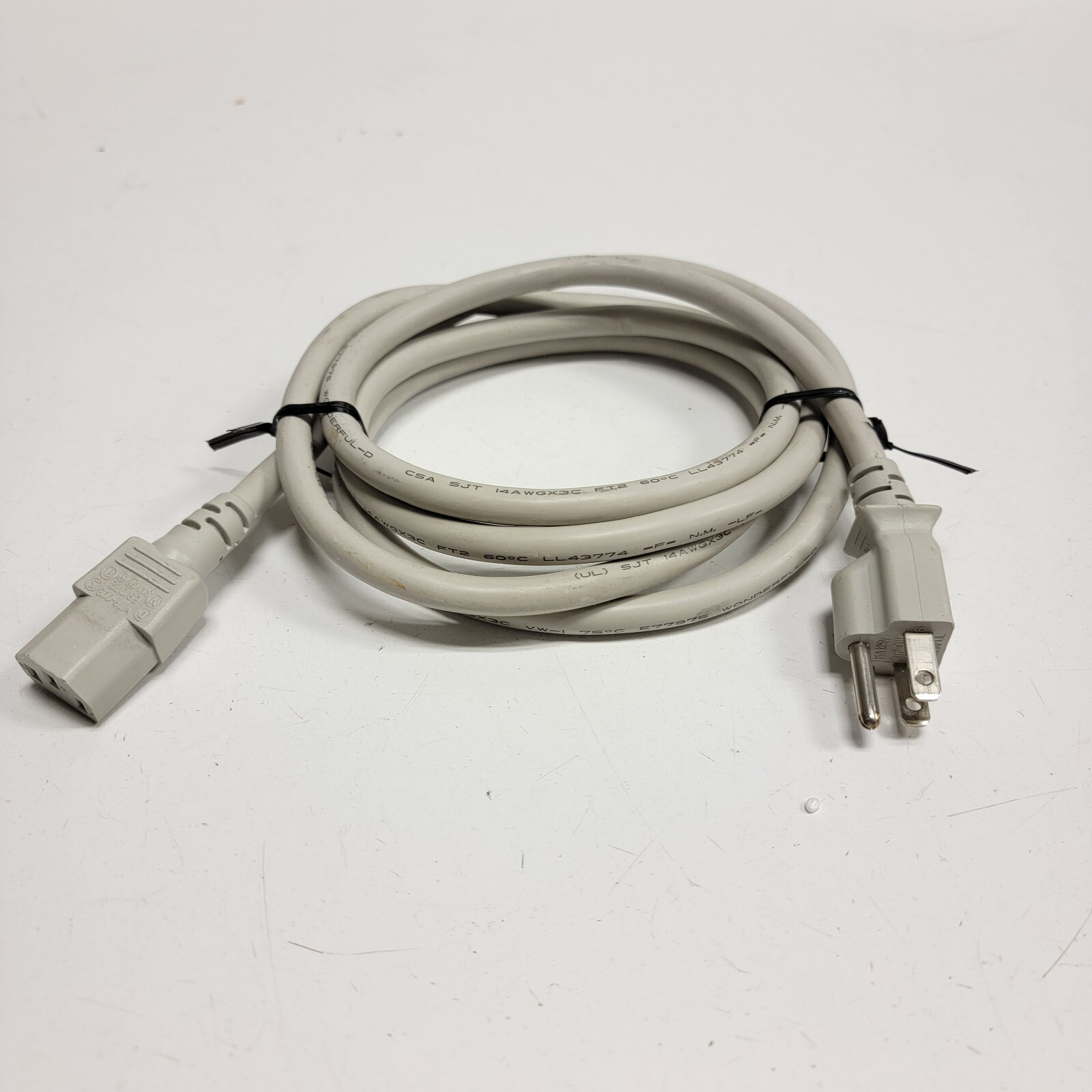 OEM Sharp Printer Power Cord 3 Prong 14AWG