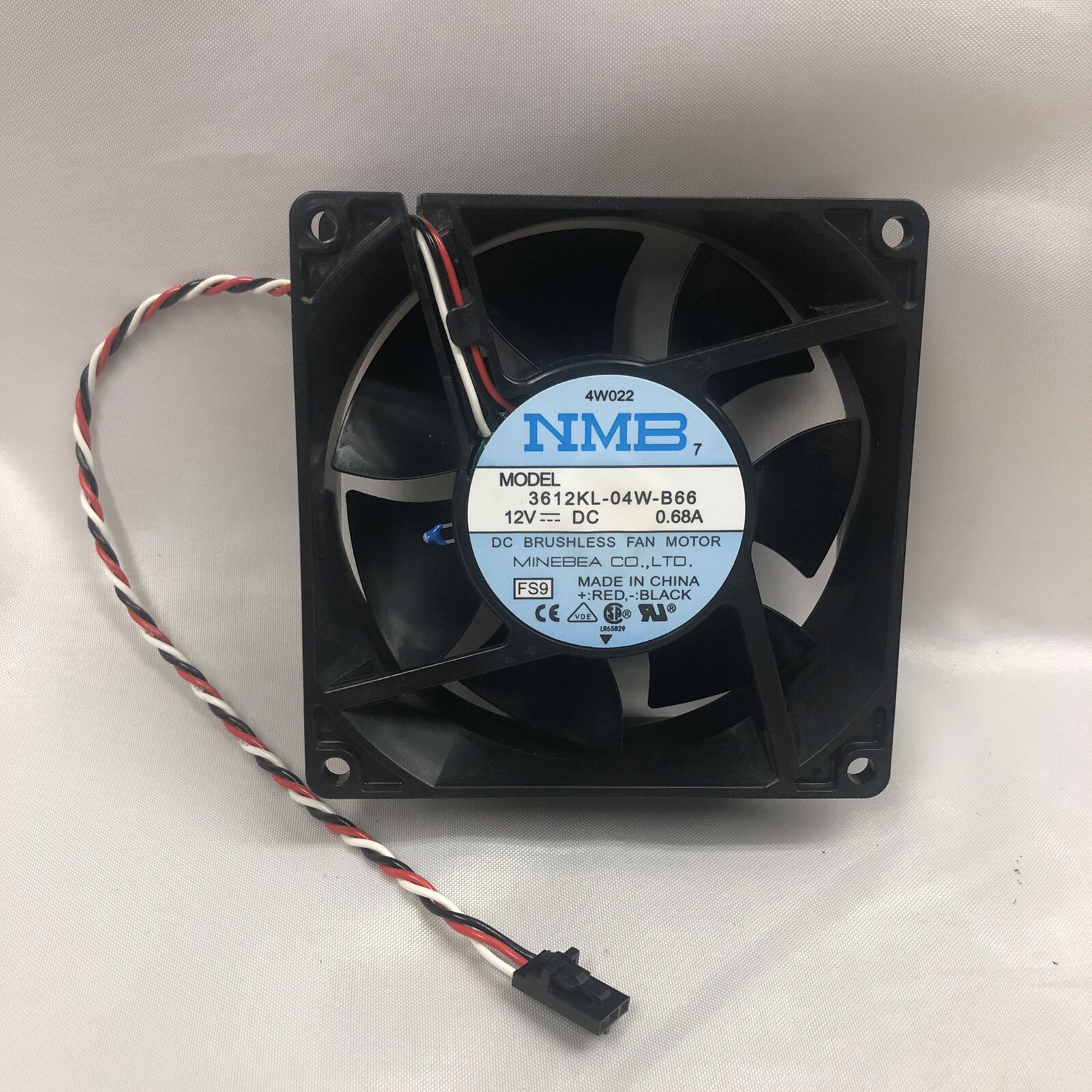 Dell 3612KL-04W-B66 Fan Assembly 12V Free Shipping!