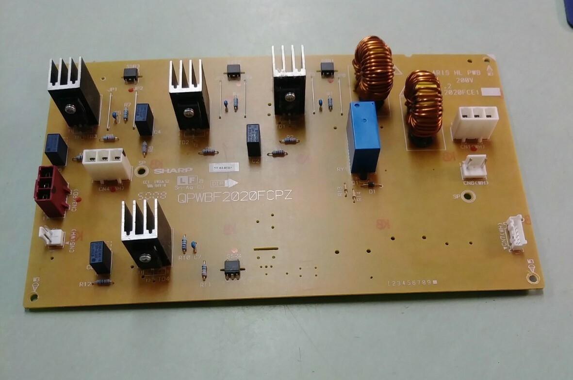 SHARP POWER SUPPLY BOARD GEMINI 100V QPWBF2020FCPZ