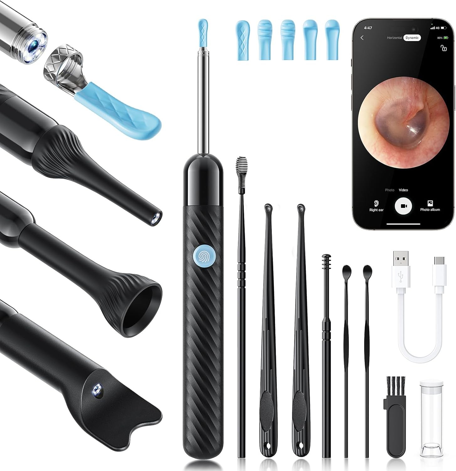 Loyker X6 Ear Wax Removal Tool Camera, Ear Cleaner with Camera, FSA HSA Store