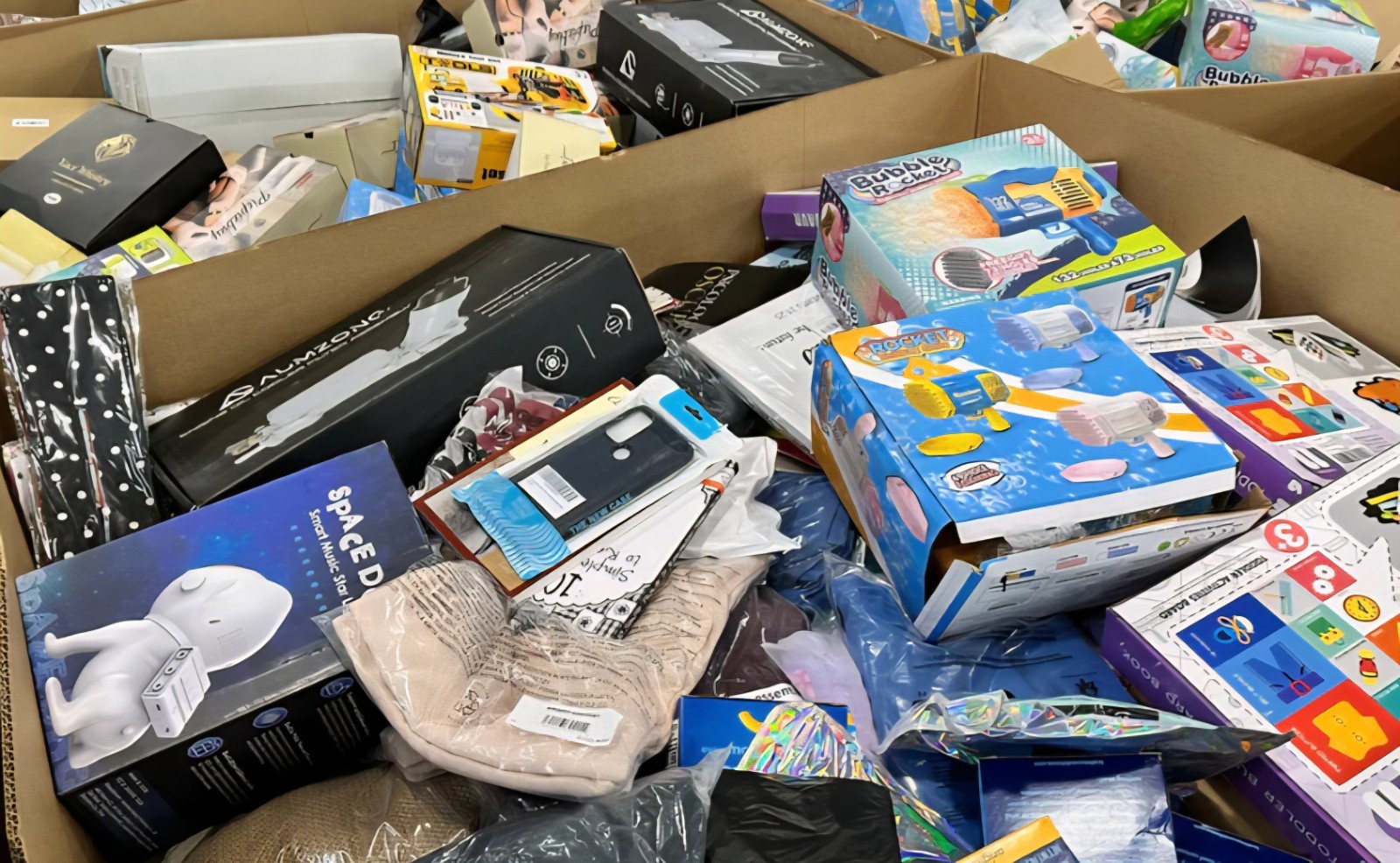 SALE! Large Mystery Box General Merch Lot Liquidations Bundle- ELECTRONICS incld