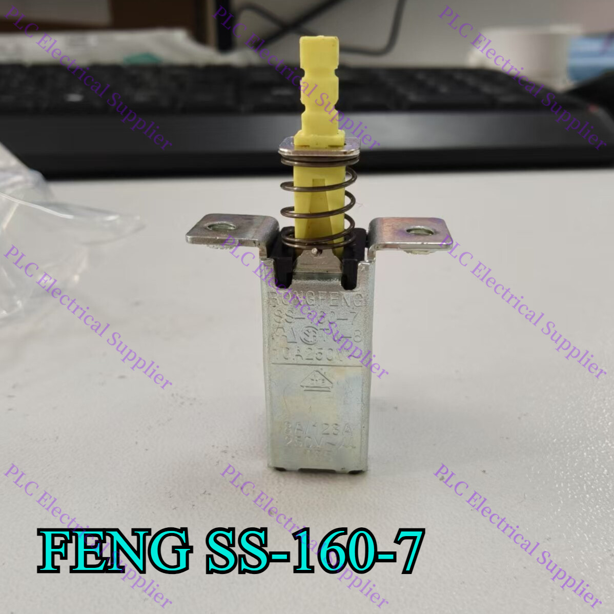FENG SS-160-7 1PCS RONG Self-locking Button Power Switch TV-3 with Lock 2pins