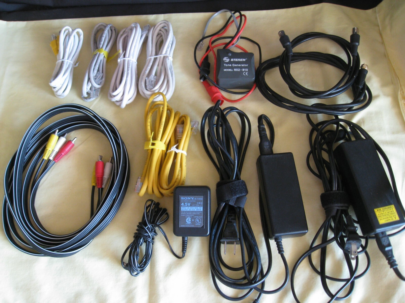 Mixed Lot 13 Tec Cables, TV Computers Patch Etc. New & lightly used EX condition
