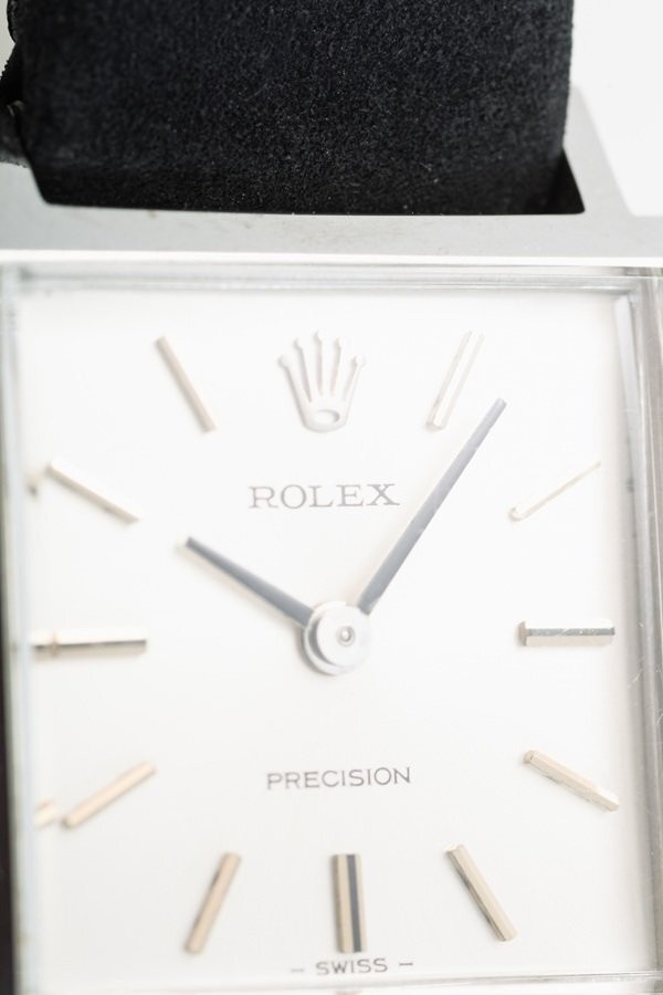 ROLEX Watch Precision White Manual Winding Leather Model Number A27-1 Women’s