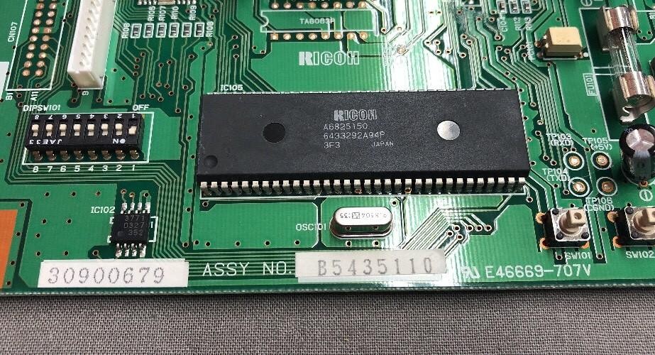RICOH 30900679 B5435110 PRINTED CIRCUIT BOARD FOR COPIERS