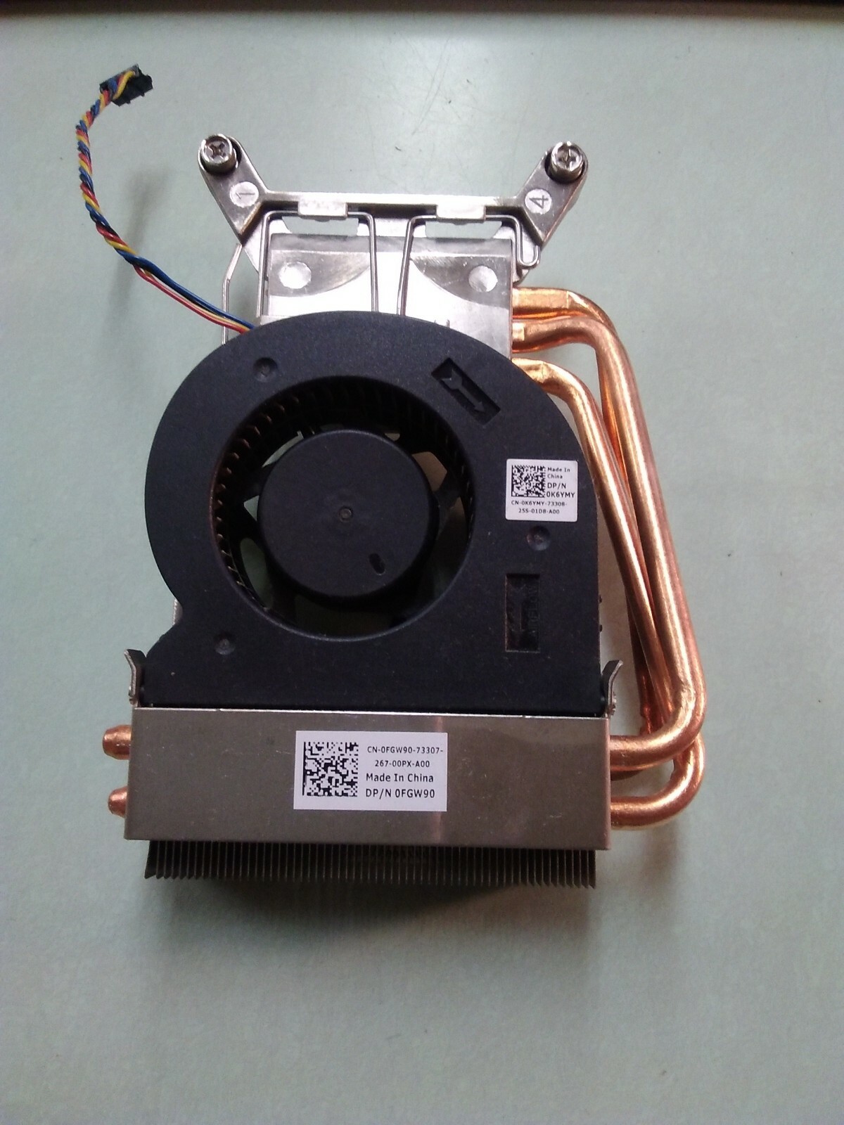 DELL 0K6YMY 0FGW90 Optiplex Heatsink and Fan