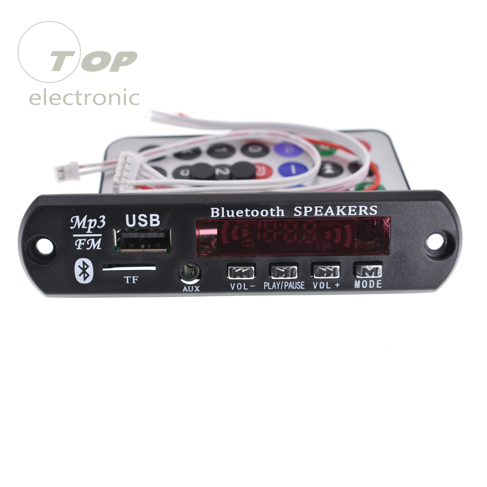 Wireless Bluetooth 12V MP3 WMA Decoder Board Audio Module USB TF Radio For Car