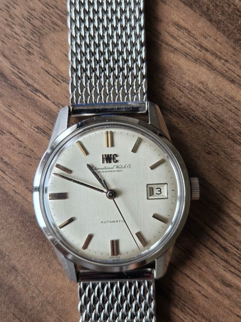 IWC Wristwatch Schaffhausen Ref. R810AD 1970 model Original Genuine crown