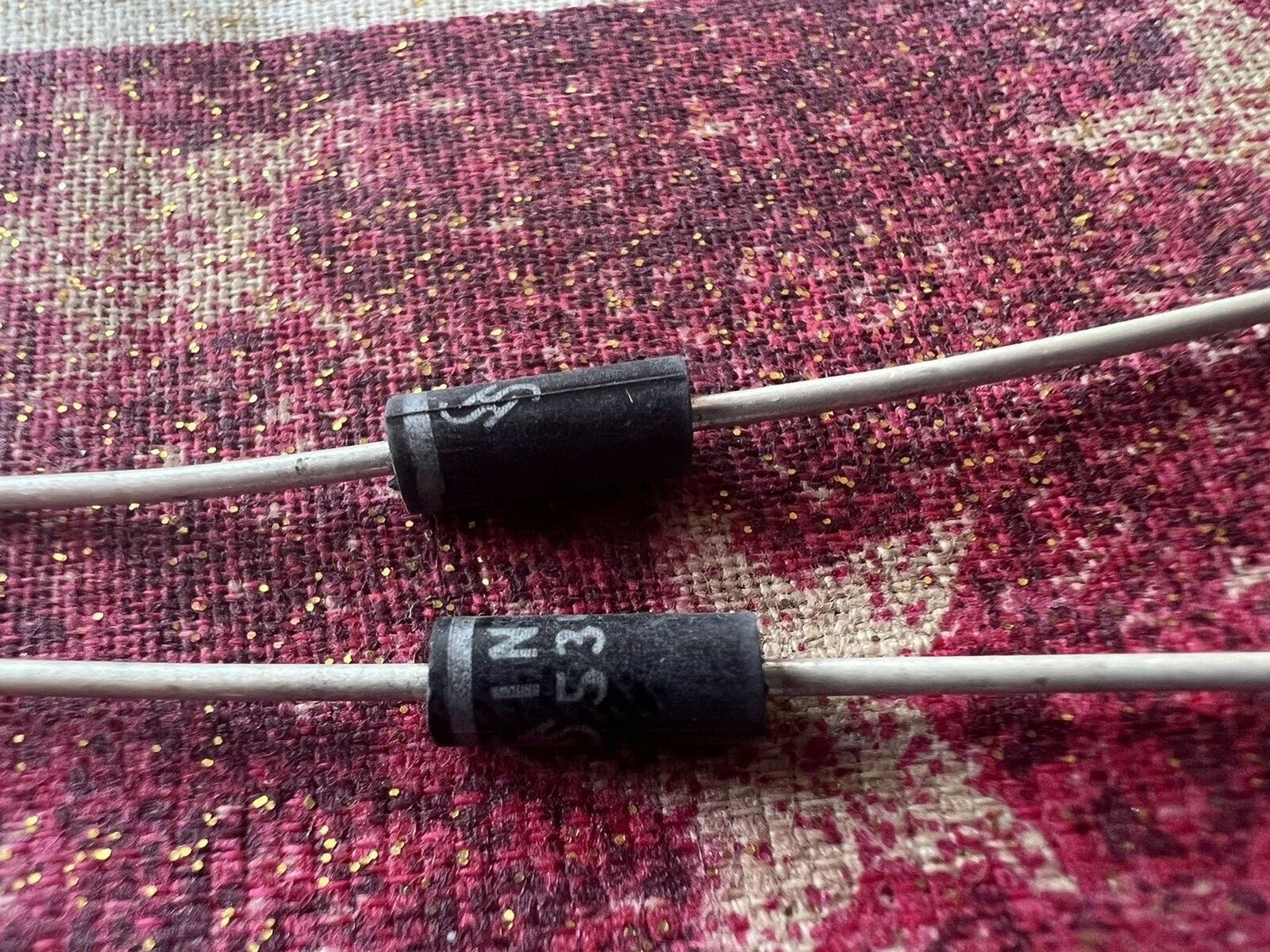 Original Siemens 25pcs 1N5341B ZENER DIODE 6.2V 5W 6V2 DO-15 NEW