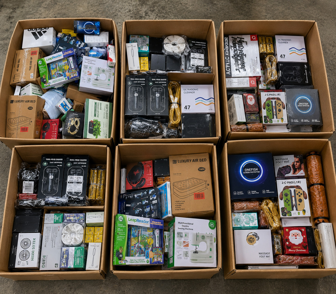 Amazon Overstock Inventory Consumer Goods Assortment