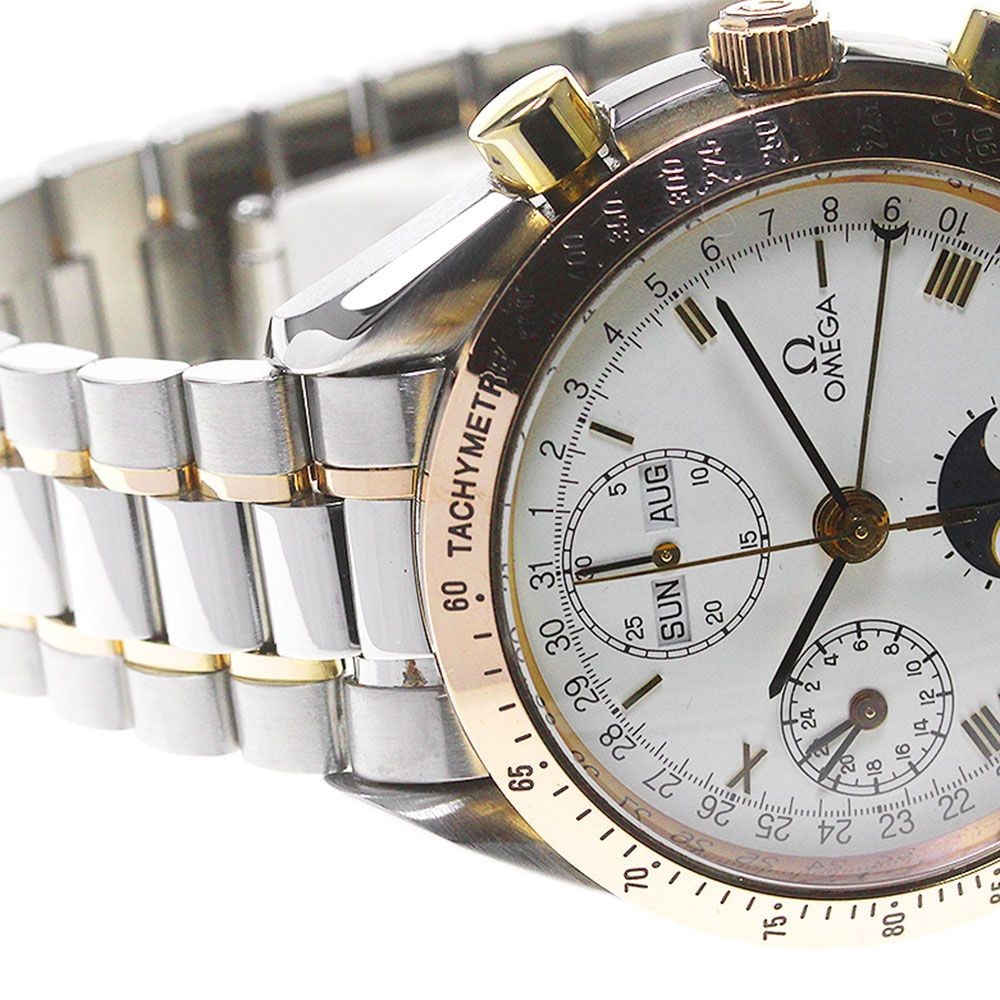 Omega Speedmaster Triple Calendar Moon Phase Automatic Men’s Wristwatch
