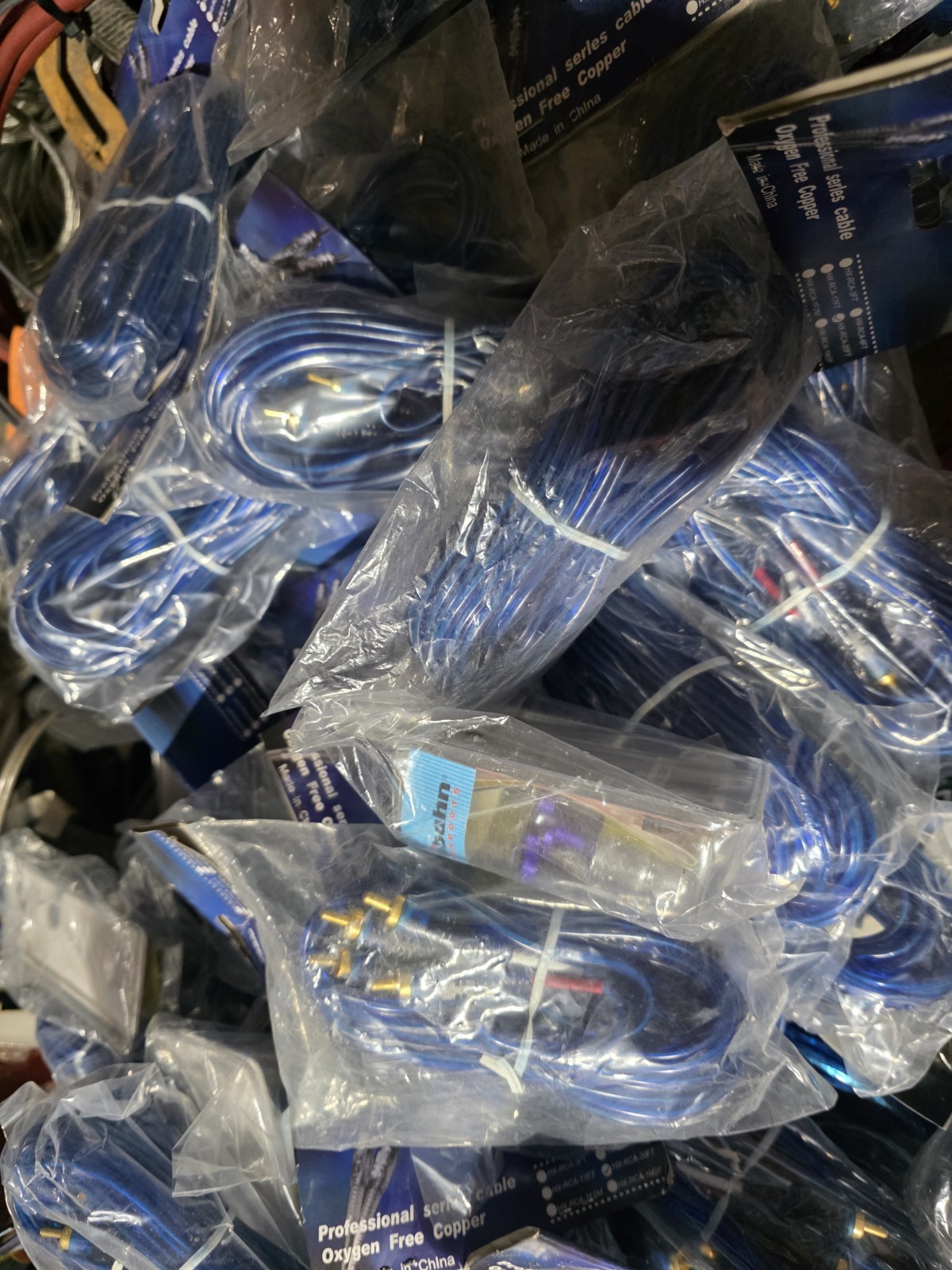 Rca Cables Random Bulk Mystery Box 10+sets car audio 17ft 6ft 3ft 1ft