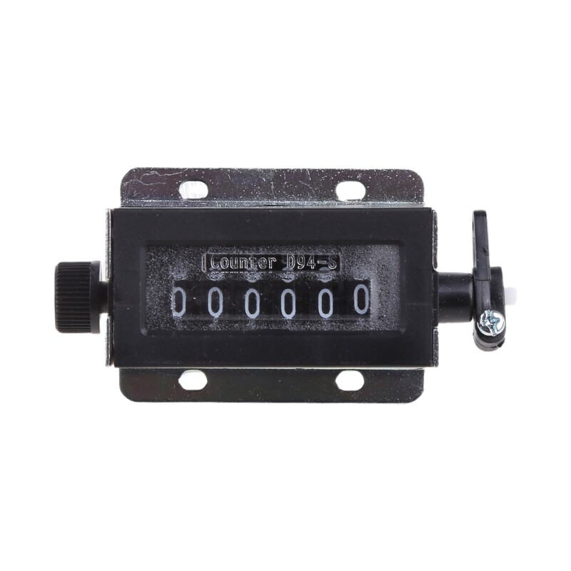 0-999999 6 Digit D94-S Resettable Mechanical Pulling Counter Count