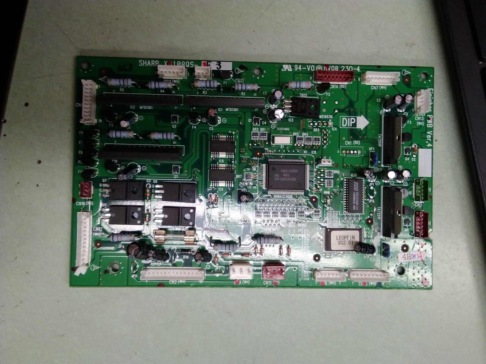 Sharp X0108QS-E3-PWB Fax Memory Board FINISHER PWB VER 4