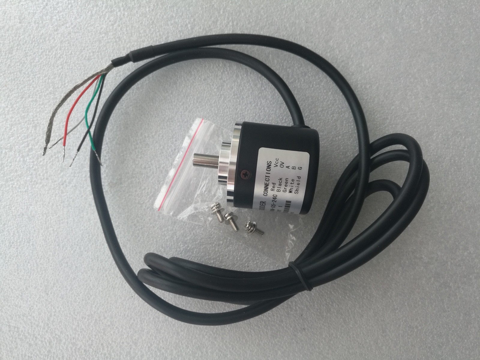 NEW Incremental Rotary Encoder 100p/r 6mm Shaft 5-24vdc