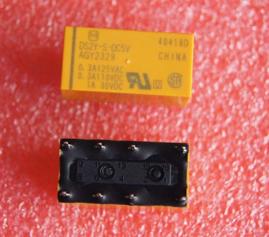 2PCS For Panasonic DS2Y-S-DC5V DS2Y-S-5V AGY2329 5VDC Relay 8pins