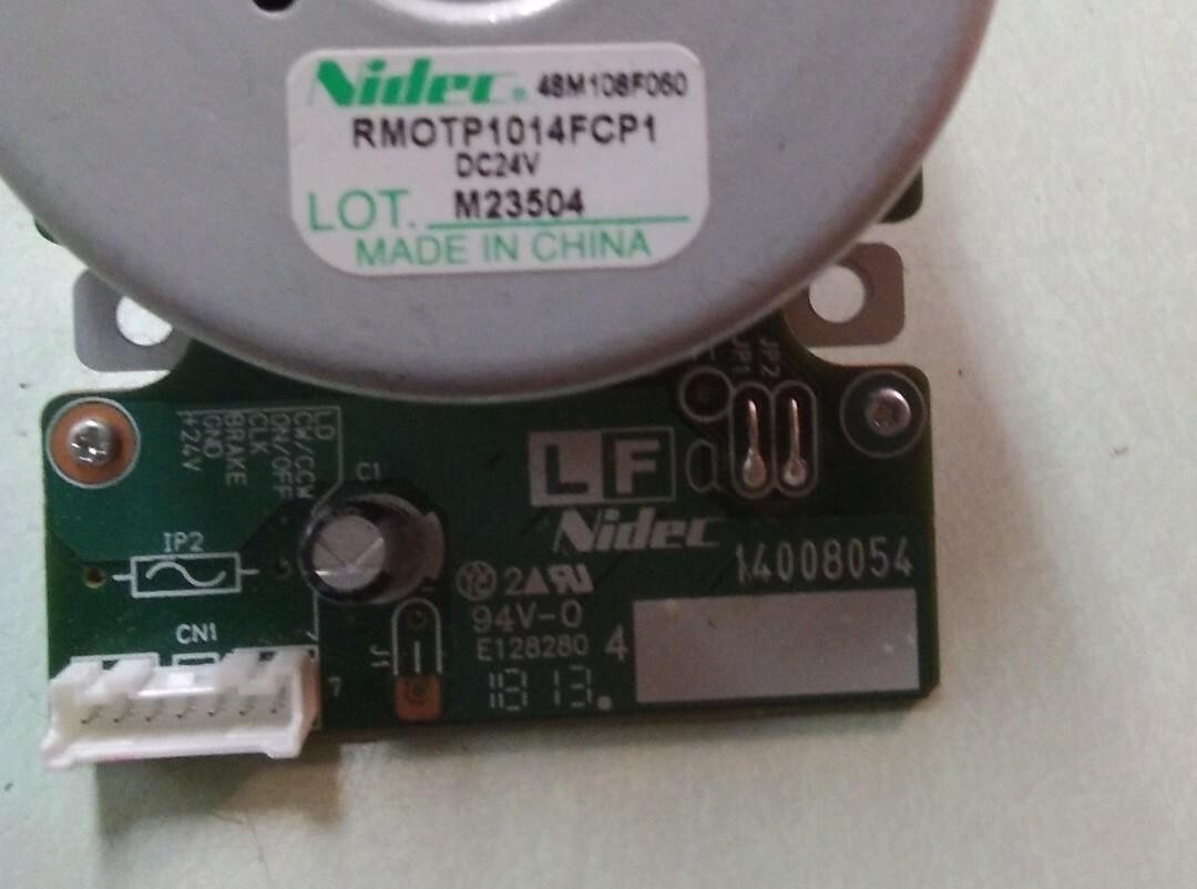 LOT OF 2 Nidec 24V STEPPER MOTOR RMOTP1014FCP1 14008054 48M108F060