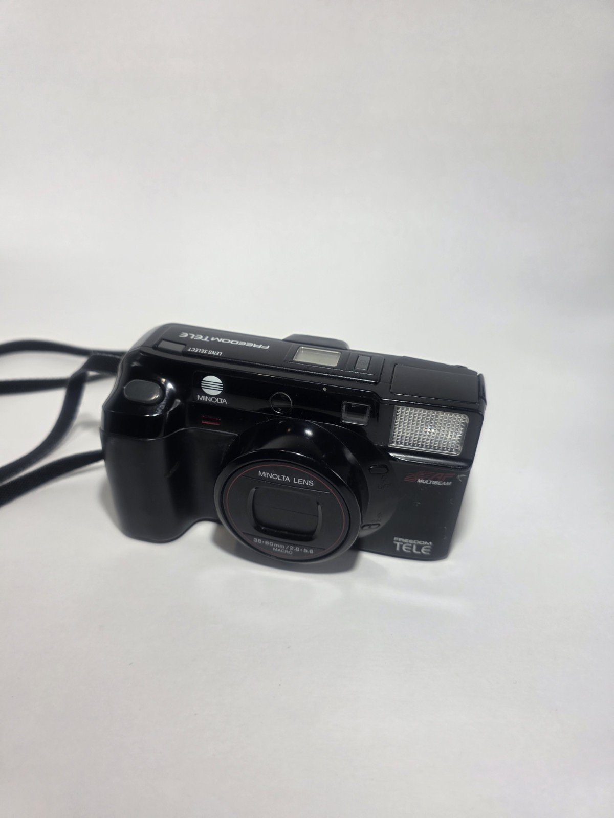 Minolta Freedom Tele 35mm Film Camera – 38–80mm Lens – Untested – As-Is