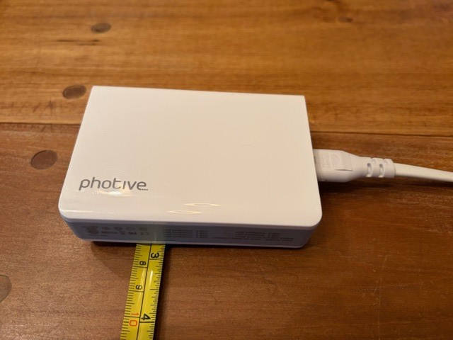 Photive USB six port charger, works great, seldom used, white with cord