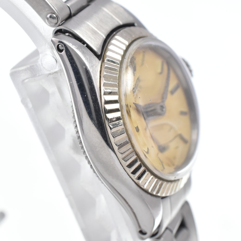Rolex Watch 6525 Oyster Precision Silver Cal.1100 Beige Manual Winding Women’s