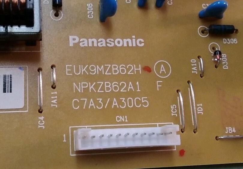 PANASONIC BOARD NPKZB62A1 C7A3/A30C5 EUK9MZB62H