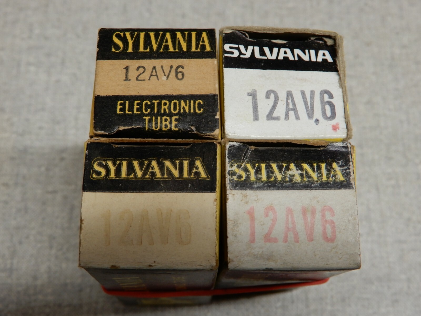 Untested Lots of 12AV6 Vacuum Tubes Qty in ()