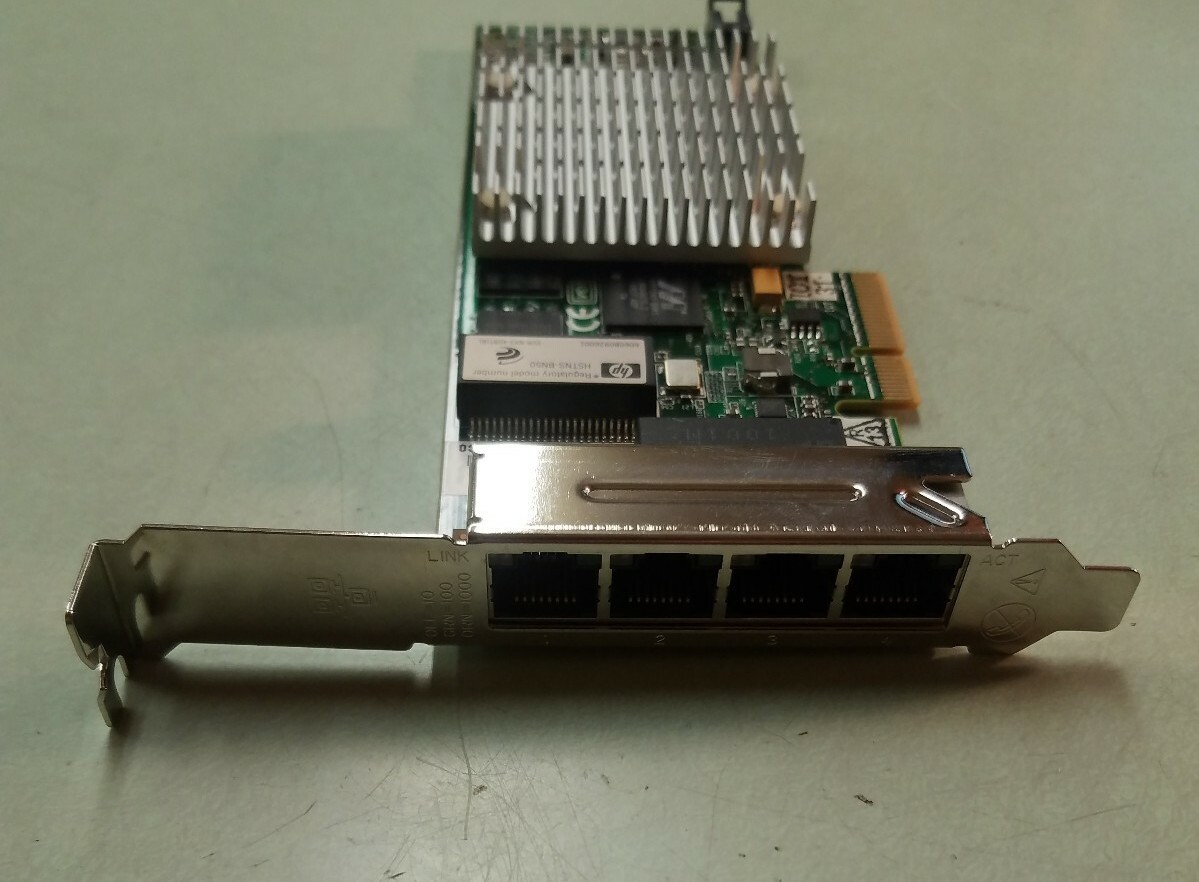 HP 491176-001 NC375T 4-Port Gigabit PCI-E Server Network Adapter 539931-001