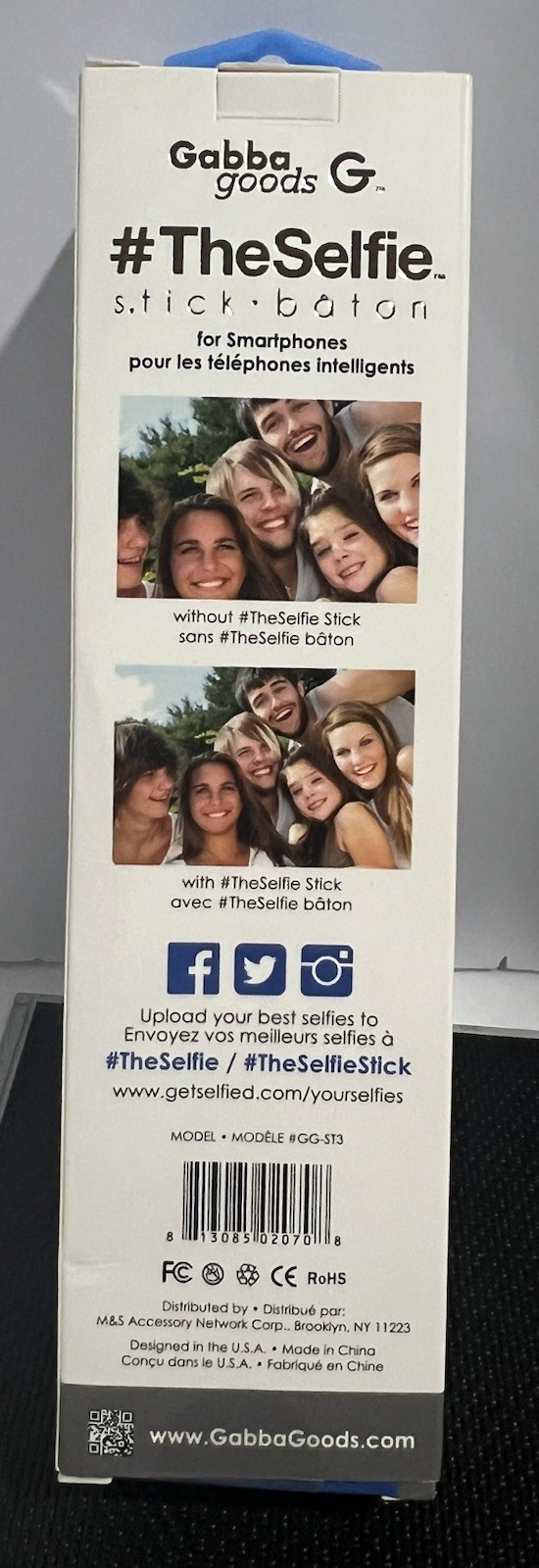 #The Selfie Stick For Smartphones By Gabba Goods White Handle