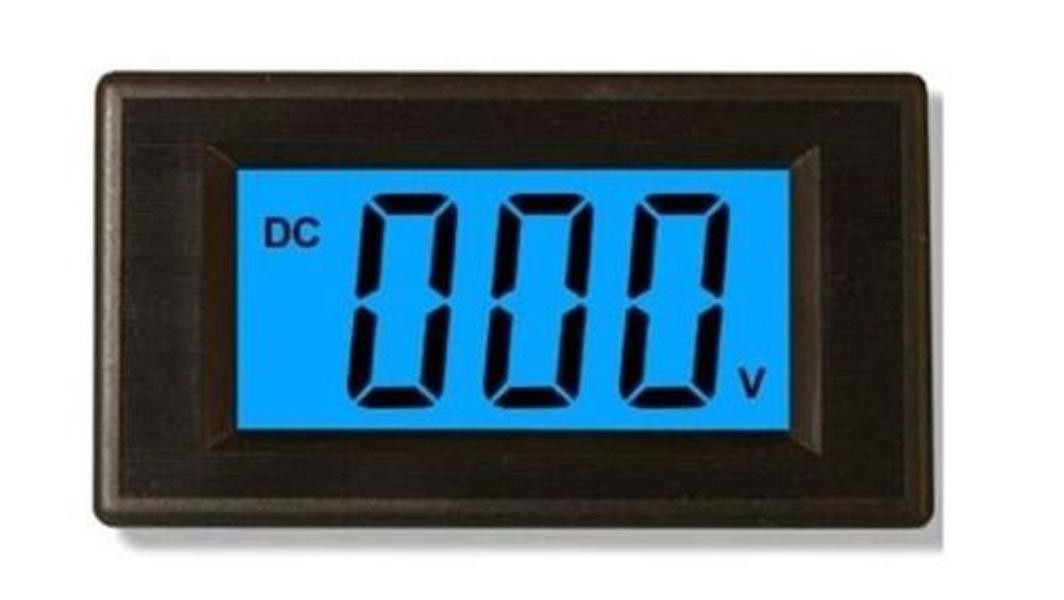 3pcs Blue DC0-500V LCD Digital Volt Panel Meter Voltmeter