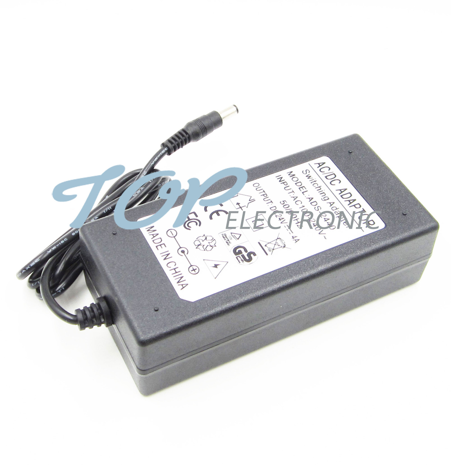24V 4A 96W Converter Adapter Power Supply Charger For LED Strip 2.5×5.5mm NEW