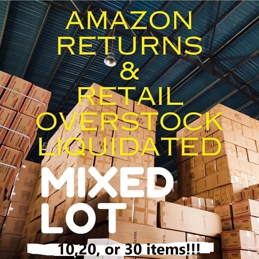 Amazon Liquidation Wholesale Overstock Returns Mixed Lot Reseller Pallets Mercha