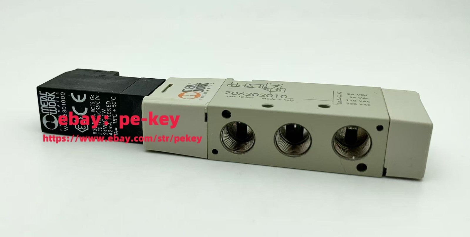 1pc Italian METAL WORK solenoid valve 706202010 24VDC#pe