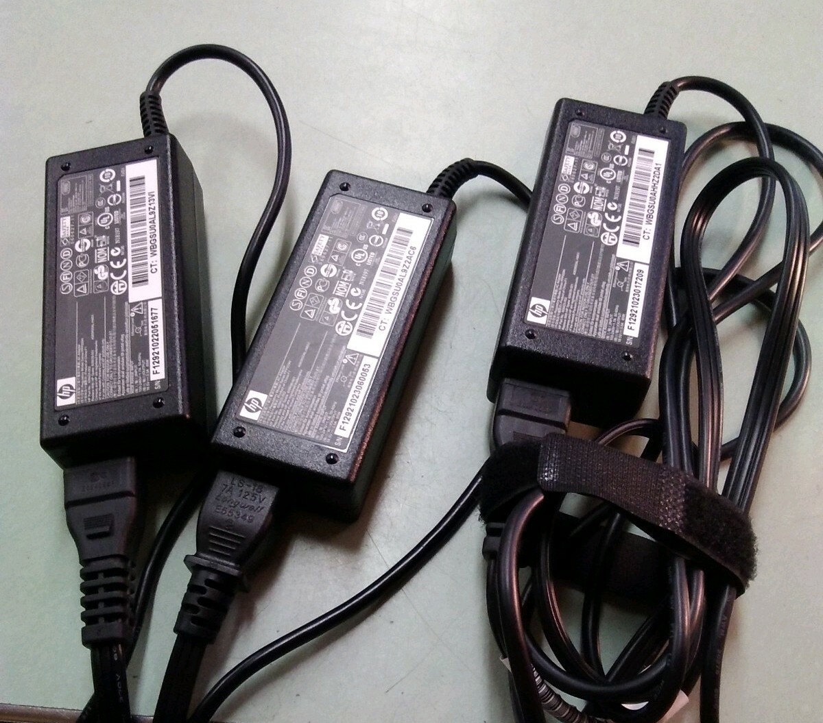 LOT OF 3 HP LAPTOP AC Adapter PPP009H 608425-002 609939-001 18.5V 3.5A 65W