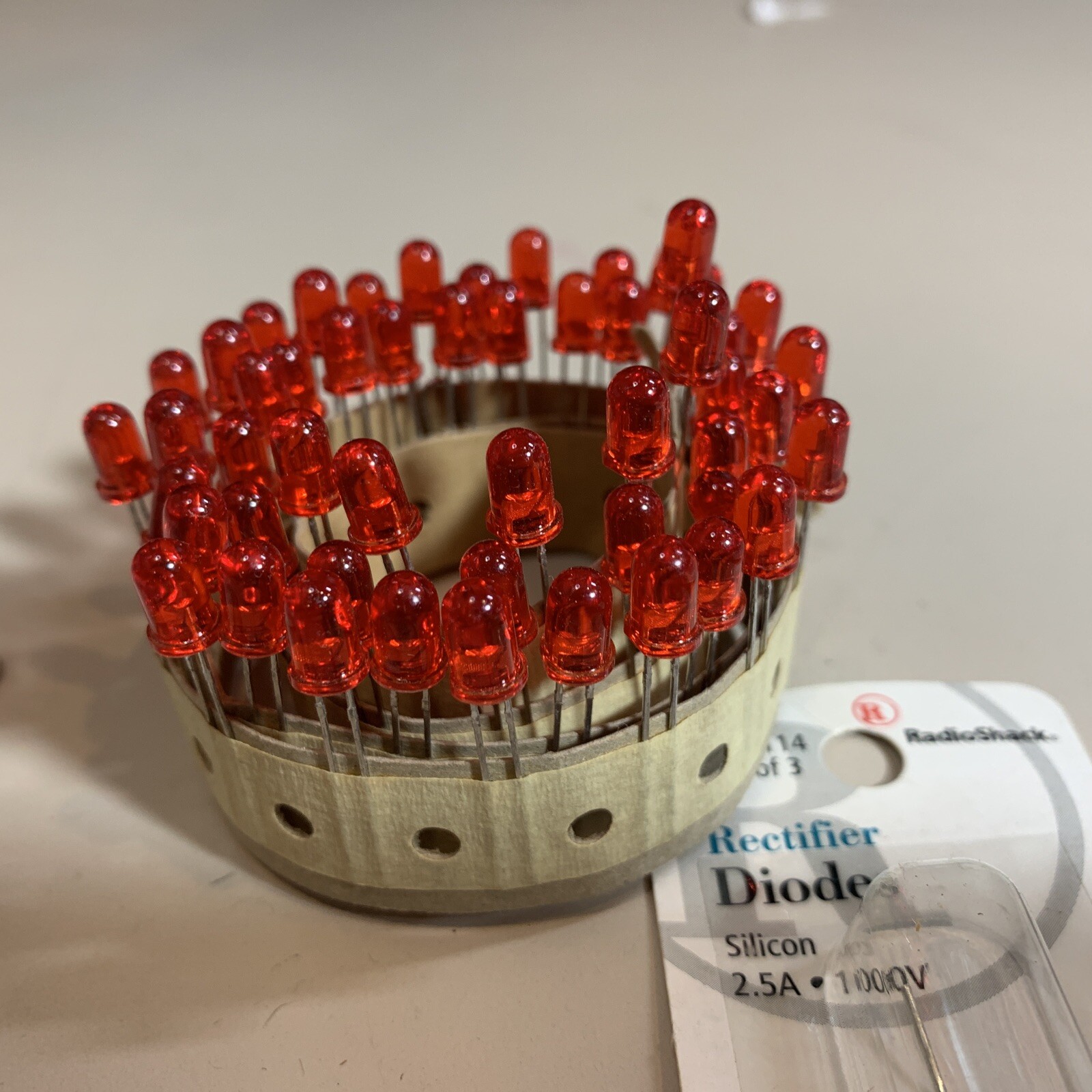 Radio Shack electronics parts lot LED’s / Diodes