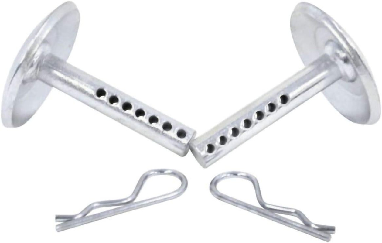 69212 Snow Plow Blade Protector: Skid Shoe with round Shaft and Adjustable Pin P