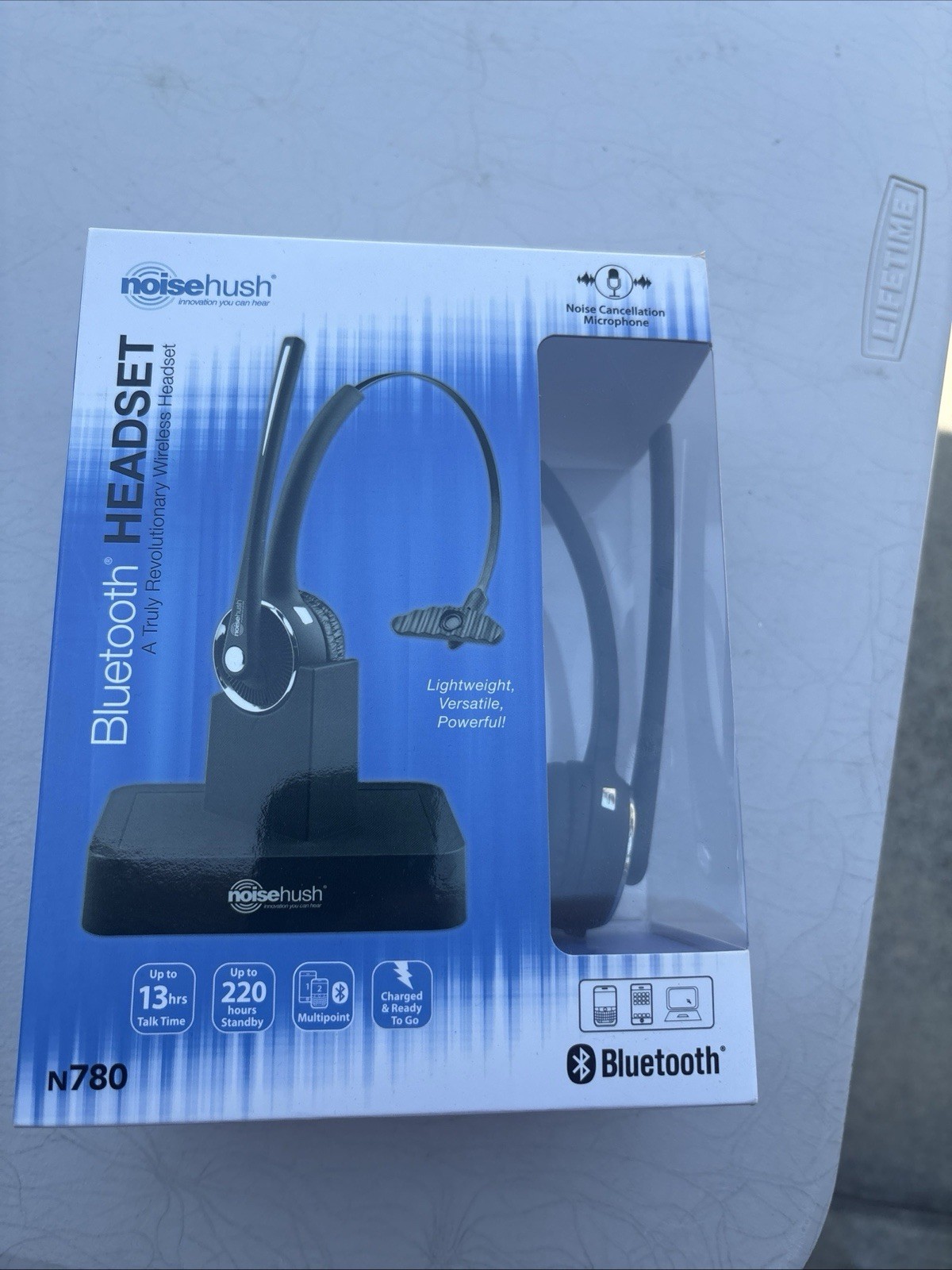 Noisehush Office Headset with Charging Base & Noise Canceling Bluetooth N780
