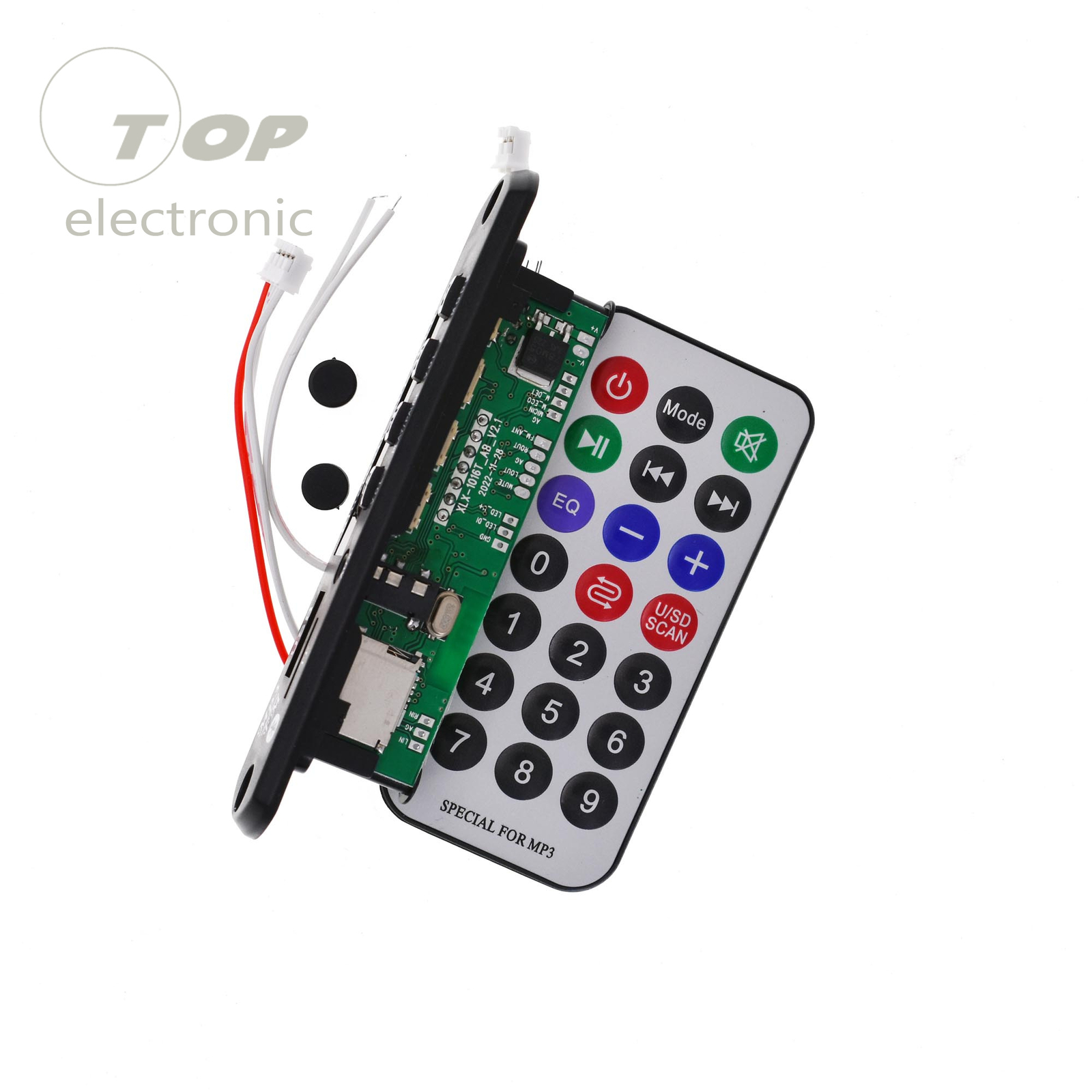 Wireless Bluetooth 12V MP3 WMA Decoder Board Audio Module USB TF Radio For Car