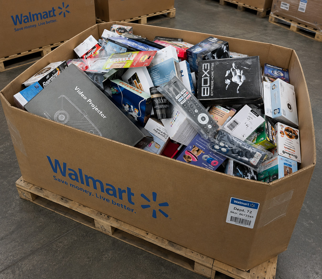 Walmart Wholesale Lot, Household Essentials & Small Electronics