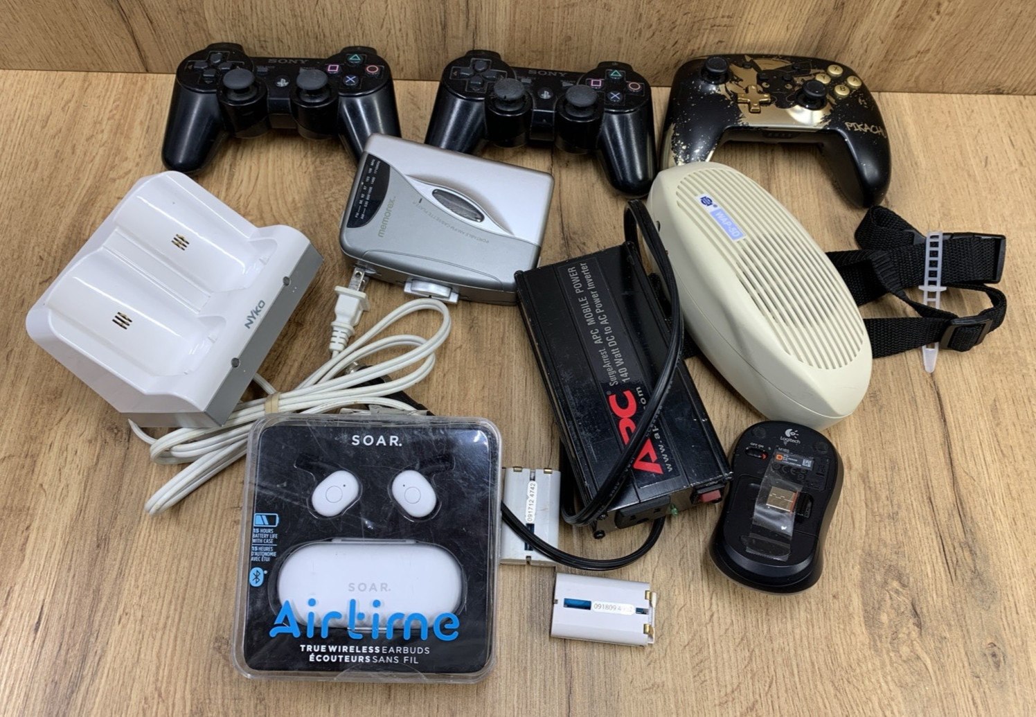 Random Lot of Mixed Electronics & Accessories Controllers Walkman Mouse Gadgets