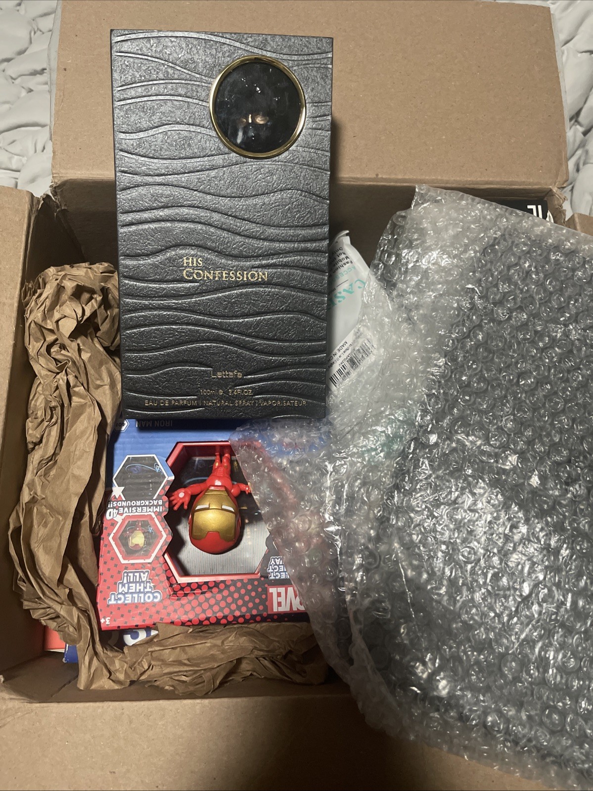 Mystery Box 16 LBS Fragances,Electronics + Bonus HP Chrom Laptop W Charger Box#3